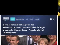 Bild zum Artikel: Donald Trump behauptet, die Kriminalitätsrate in Deutschland steige wegen der Zuwanderer