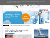 Bild zum Artikel: Trend zur kabellosen Übertragung: Erstes Baby kommt ohne Nabelschnur zur Welt