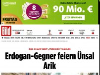 Bild zum Artikel: Box-Champ geht wählen - Erdogan-Gegner feiern Ünsal Arik