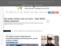 Bild zum Artikel: ZDF reagiert auf Kritik: Claudia Neumann kommentiert künftig mit Stimmenverzerrer, um wie ein Mann zu klingen