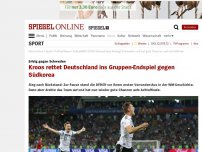 Bild zum Artikel: Erfolg gegen Schweden: Kroos rettet Deutschland ins Gruppen-Endspiel gegen Südkorea