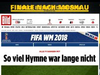 Bild zum Artikel: Alle 11 sangen mit - So viel Hymne war lange nicht