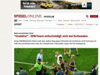 Bild zum Artikel: Nach provokantem Jubel: 'Ursäkta!' - DFB-Team entschuldigt sich bei Schweden