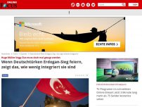 Bild zum Artikel: Hugo Müller-Vogg: Das muss doch mal gesagt werden - Wenn Deutschtürken Erdogan-Sieg feiern, zeigt das, wie wenig integriert sie sind