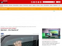 Bild zum Artikel: Gastbeitrag von Gabor Steingart - Merkel – Ein Nachruf