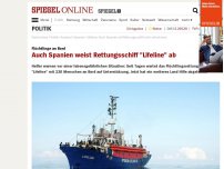 Bild zum Artikel: Flüchtlinge an Bord: Auch Spanien weist Rettungsschiff 'Lifeline' ab