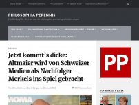 Bild zum Artikel: Jetzt kommt’s dicke: Altmaier wird von Schweizer Medien als Nachfolger Merkels ins Spiel gebracht