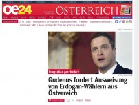 Bild zum Artikel: Gudenus fordert Ausweisung von Erdogan-Wählern aus Österreich
