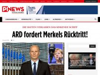Bild zum Artikel: Die Ratten verlassen das sinkende Schiff ARD fordert Merkels Rücktritt!