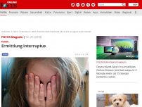 Bild zum Artikel: Politik - Ermittlung interruptus