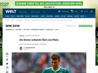 Bild zum Artikel: Özil wirkt wie ein sehr alter Vulkan