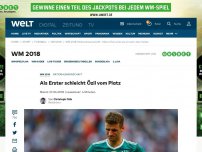 Bild zum Artikel: Özil wirkt wie ein sehr alter Vulkan