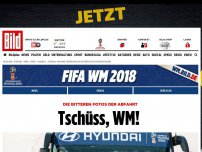 Bild zum Artikel: Die bitteren Fotos - Tschüss WM!