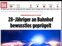 Bild zum Artikel: Fremdenfeindliche Attacke - 28-Jähriger an Bahnhof bewusstlos geprügelt