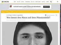 Bild zum Artikel: Wer kennt den Mann auf dem Phantombild?