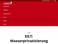 Bild zum Artikel: EILT: Wasserprivatisierung