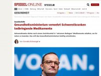 Bild zum Artikel: Suizidbeihilfe: Gesundheitsministerium verwehrt Schwerstkranken todbringende Medikamente