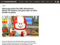 Bild zum Artikel: Meinungsverbot für ORF-Mitarbeiter: Helmi rät Kindern, bei grün oder rot über Straße zu gehen
