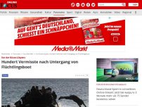 Bild zum Artikel: Vor der Küste Libyens - Hundert Vermisste nach Untergang von Flüchtlingsboot