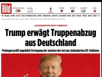 Bild zum Artikel: Pentagon-Hammer! - USA prüfen Truppenabzug Deutschland