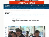 Bild zum Artikel: Mesut Özil bricht Schweigen – „Es schmerzt so sehr“