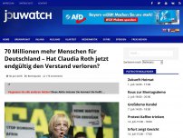 Bild zum Artikel: 70 Millionen mehr Menschen für Deutschland – Hat Claudia Roth jetzt endgültig den Verstand verloren?