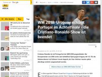Bild zum Artikel: WM 2018: Uruguay schlägt Portugal im Achtelfinale - die Cristiano-Ronaldo-Show ist beendet
