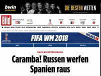 Bild zum Artikel: Nach Elfmeter-Drama - Caramba! Russen werfen Spanien raus