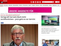 Bild zum Artikel: Autor von „Deutschland schafft sich ab“ - Verlag will Sarrazin-Buch nicht veröffentlichen – jetzt geht es vor Gericht