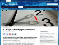 Bild zum Artikel: EU lässt über Ende der Zeitumstellung abstimmen