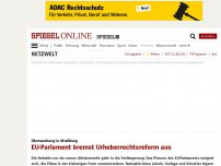 Bild zum Artikel: Überraschung in Straßburg: EU-Parlament bremst Urheberrechtsreform aus