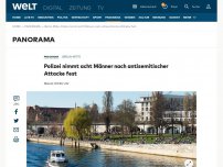 Bild zum Artikel: Polizei nimmt acht Männer nach antisemitischer Attacke fest