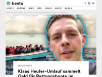 Bild zum Artikel: Klaas Heufer-Umlauf sammelt Geld für Rettungsboote im Mittelmeer