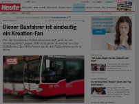 Bild zum Artikel: Keine Zweifel...: Dieser Busfahrer ist eindeutig ein Kroatien-Fan