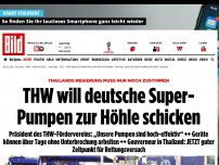 Bild zum Artikel: Thailand muss zustimmen - THW will deutsche Super- Pumpen zur Höhle schicken