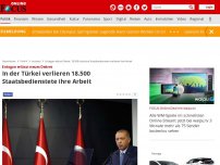 Bild zum Artikel: Erdogan erlässt neues Dekret - Mit einem Schlag verlieren 18.500 türkische Staatsbedienstete ihre Arbeit