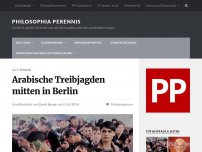 Bild zum Artikel: Arabische Treibjagden mitten in Berlin