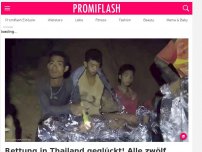 Bild zum Artikel: Rettung in Thailand geglückt! Alle zwölf Kinder sind befreit