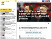 Bild zum Artikel: WM 2018: Rücktritt von Oliver Bierhoff und Reinhard Grindel wegen Aussagen über Mesut Özil gefordert