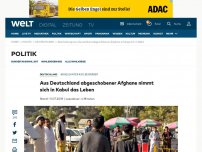 Bild zum Artikel: Aus Deutschland abgeschobener Afghane nimmt sich in Kabul das Leben