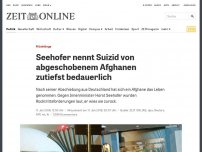 Bild zum Artikel: Flüchtlinge: Abgeschobener Afghane begeht in Kabul Suizid