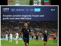 Bild zum Artikel: Kroatien zerstört Englands Traum und steht im WM-Finale
