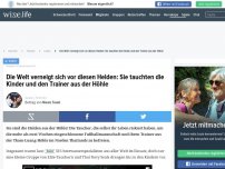 Bild zum Artikel: Die Welt verneigt sich vor diesen Helden: Sie tauchten die Kinder und den Trainer aus der Höhle