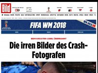 Bild zum Artikel: Beim Kroaten-Jubel überrannt - Die irren Bilder des Crash-Fotografen