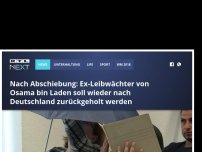 Bild zum Artikel: Nach Abschiebung: Ex-Leibwächter von Osama bin Laden soll wieder nach Deutschland zurückgeholt werden