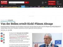 Bild zum Artikel: Van der Bellen erteilt Kickl-Plänen Absage