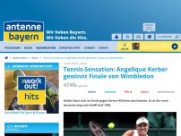 Bild zum Artikel: Tennis-Sensation: Angelique Kerber gewinnt Finale von Wimbledon
