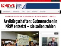 Bild zum Artikel: Verpflichtungen bis zu 60.000 Euro im Kreis Minden-Lübbecke Asylbürgschaften: Gutmenschen in NRW entsetzt – sie sollen zahlen