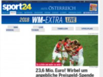 Bild zum Artikel: 23,6 Millionen! Kroaten spenden gesamtes WM-Preisgeld