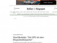 Bild zum Artikel: Sozialdemokraten: Buschkowsky: 'Die SPD ist eine Klugscheißerpartei'